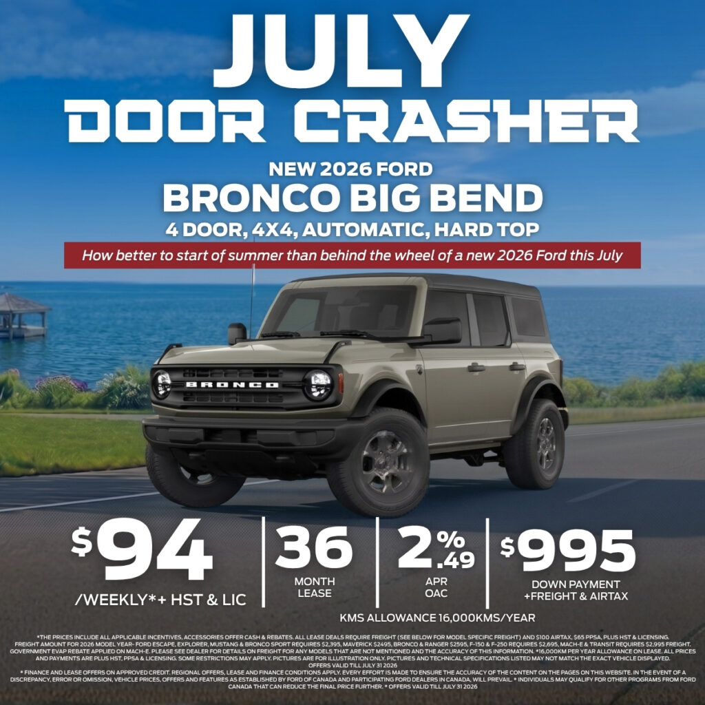 New 2026 Ford BRONCO 4 Door Big Bend 4X4, Automatic, Hard Top