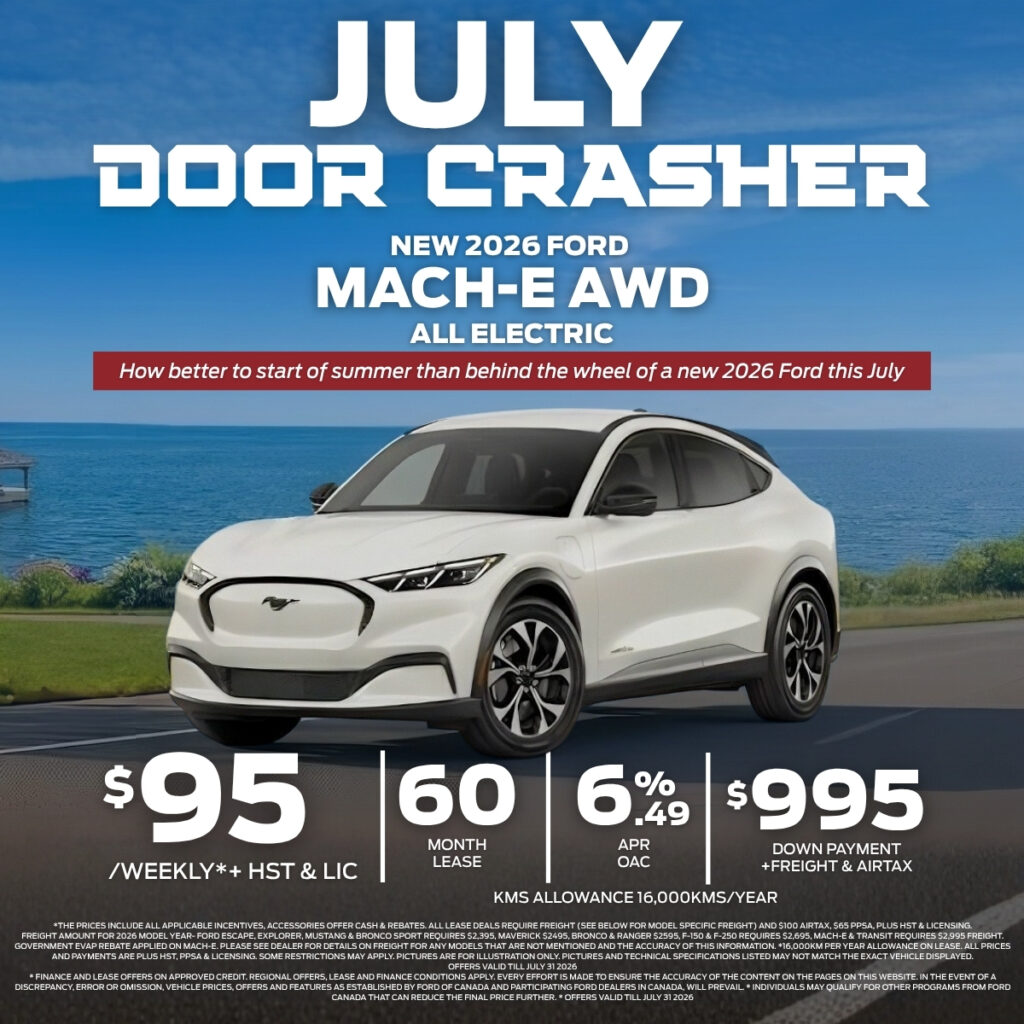 New 2026 Ford Mustang MACH-E AWD – All Electric