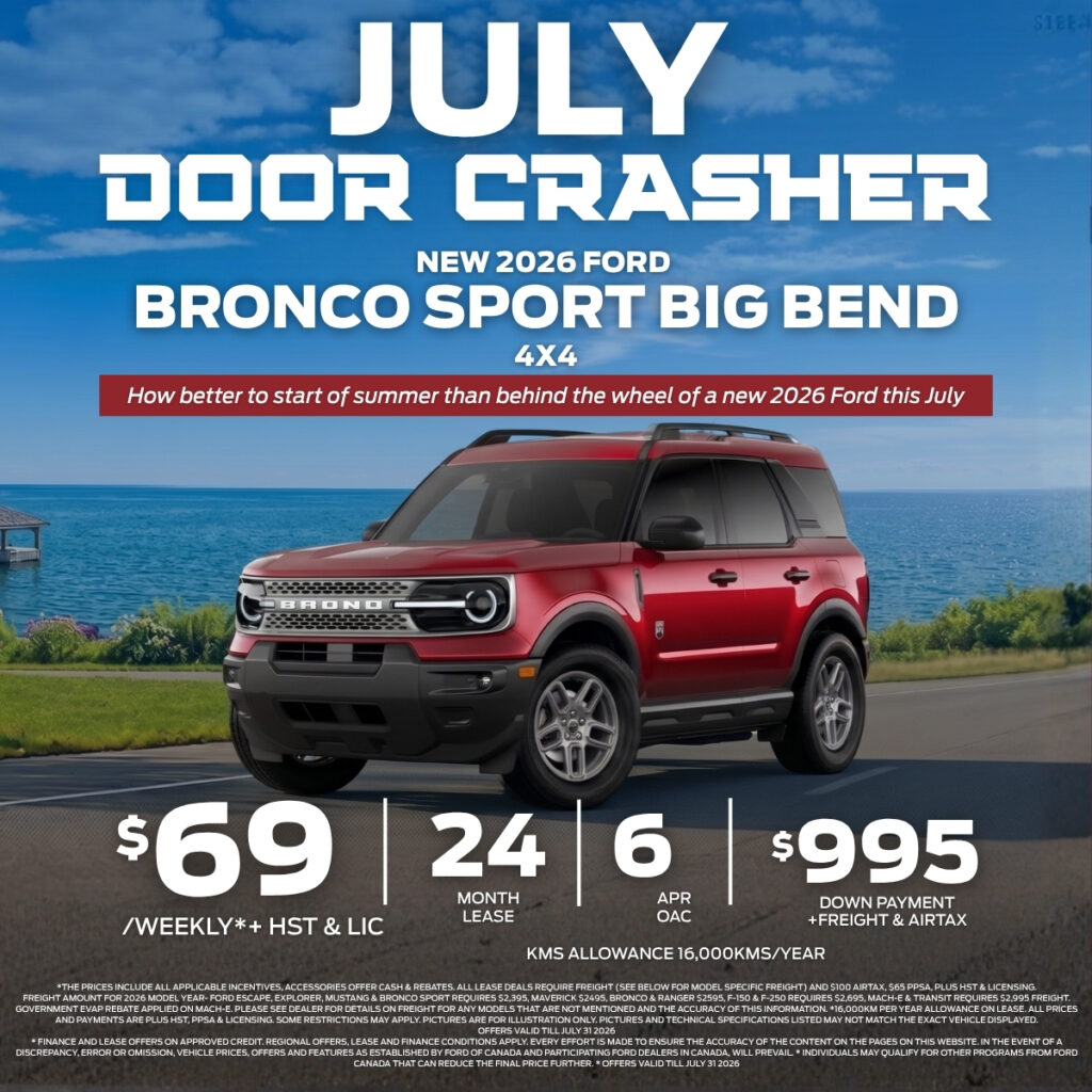 New 2026 Ford Bronco Sport Big Bend 4X4