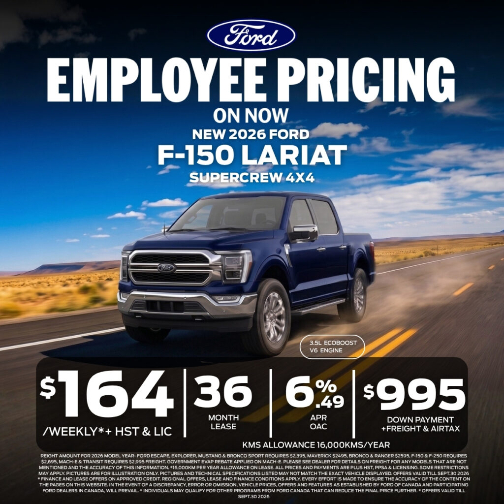 New 2026 Ford F150 LARIAT SuperCrew 4X4, 3.5L EcoBoost V6 Engine