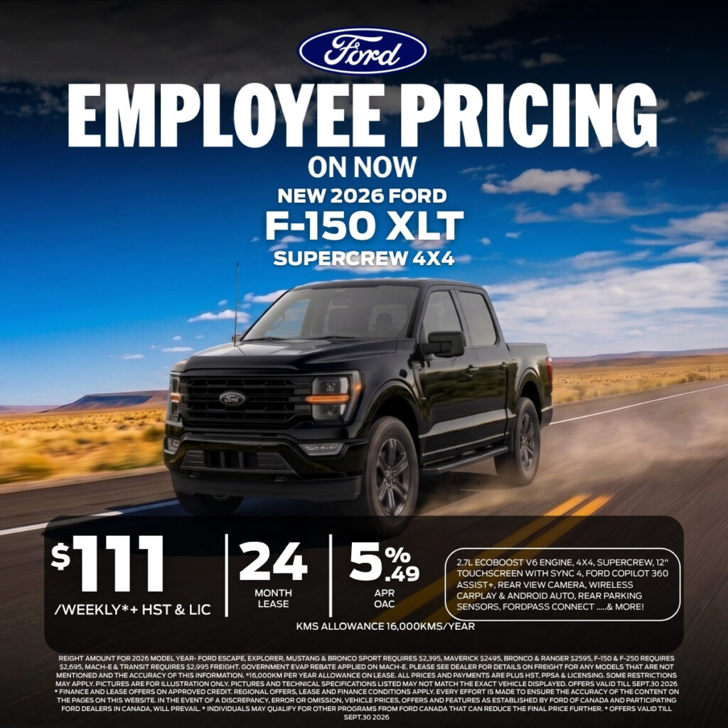 New 2026 Ford F150 XLT SuperCrew 4X4, 2.7L v6 EcoBoost Engine