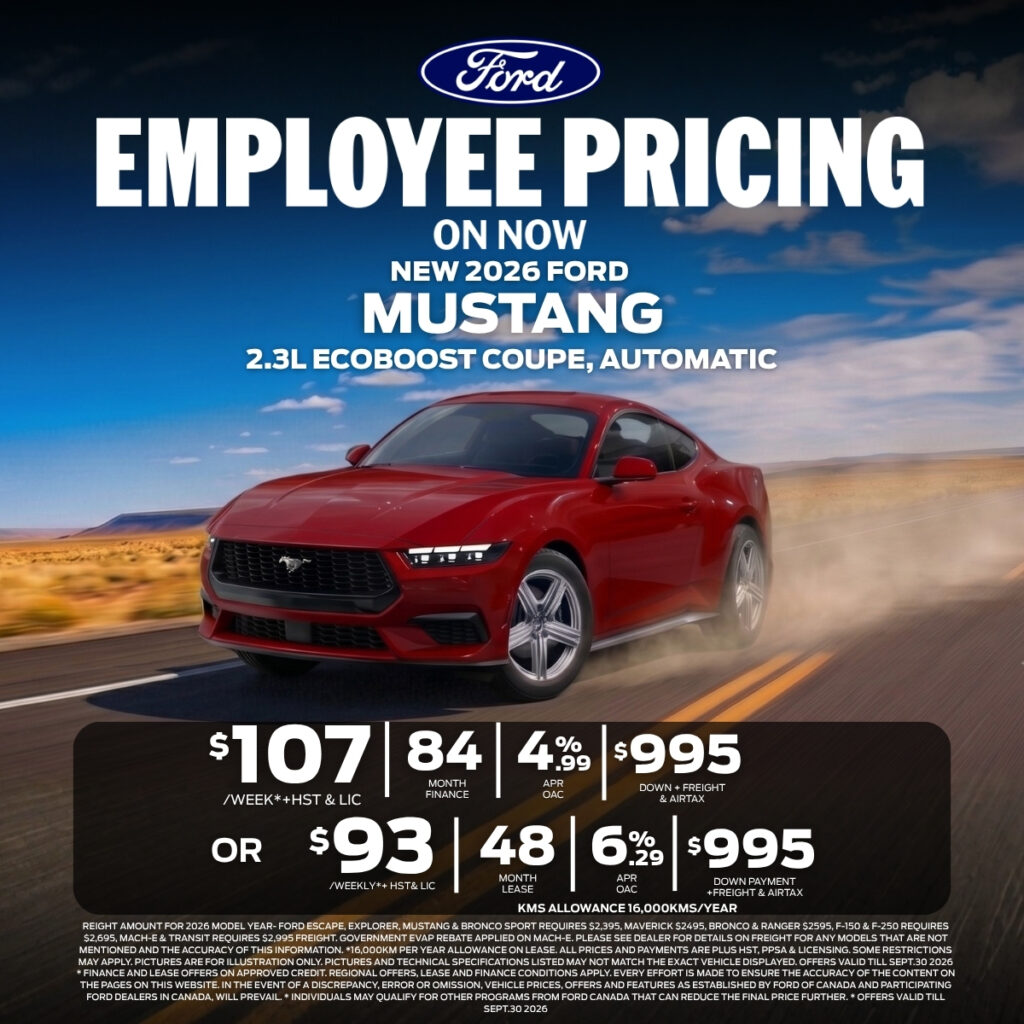 New 2026 Ford Mustang 2.3L Ecoboost Coupe, Automatic
